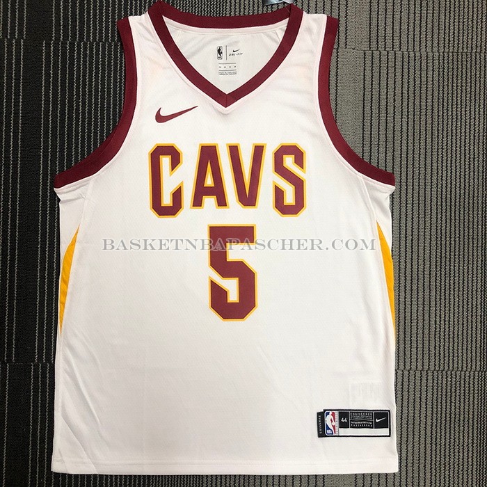 Maillot Cleveland Cavaliers Cavaliers Dennis Smith NO 5 Association 2017-18 Blanc